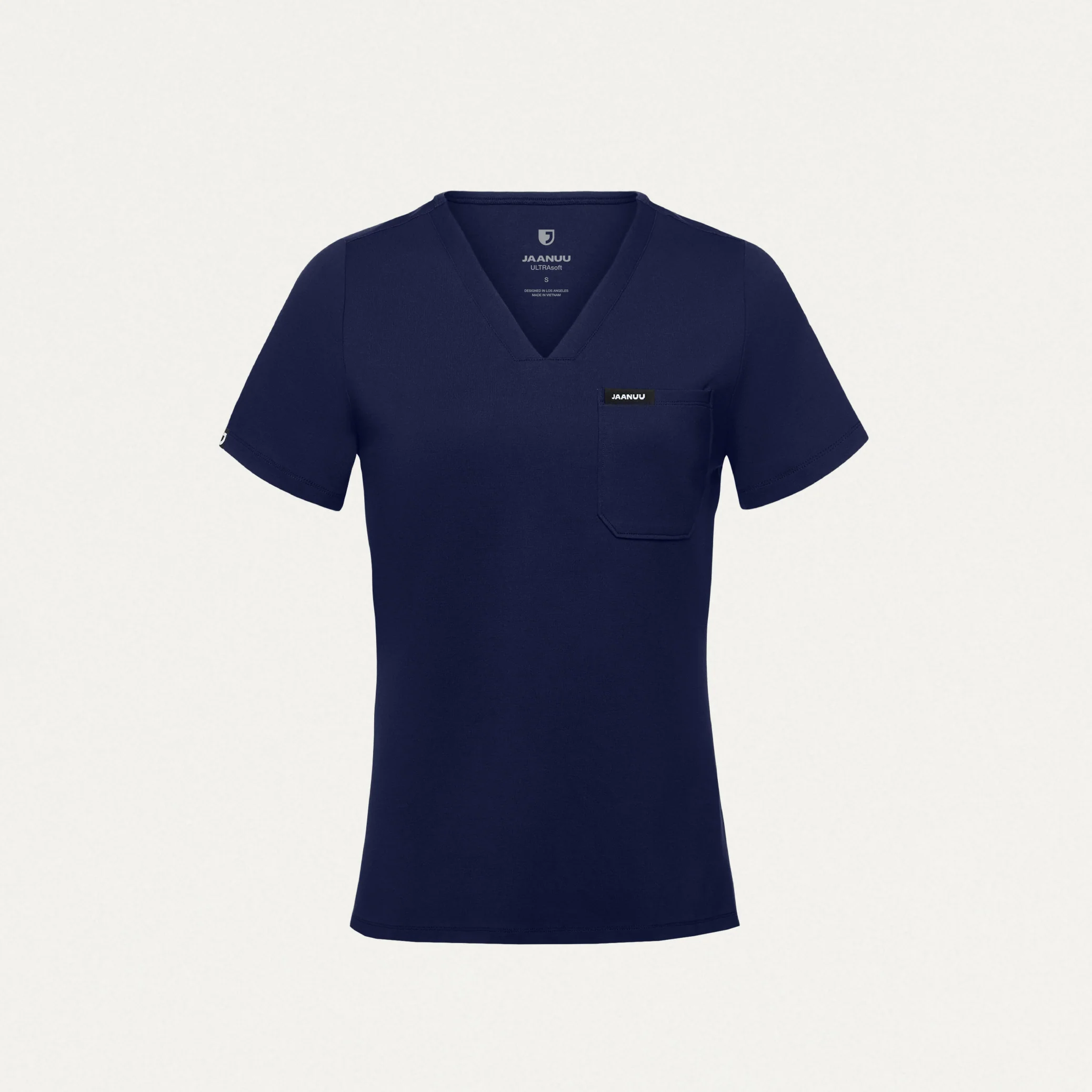 Rhena Slim UltraSOFT™ Scrub Top - Midnight Navy - Image 3