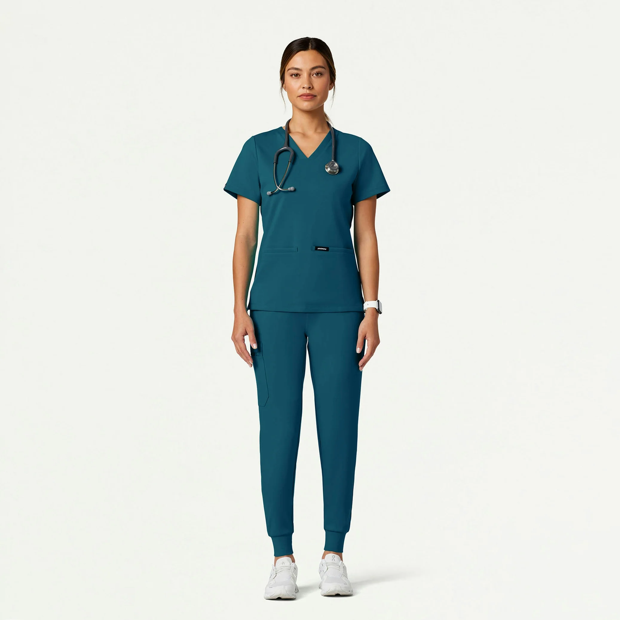 Rubi Slim UltraSOFT™ Scrub Jogger - Caribbean Blue - Image 2