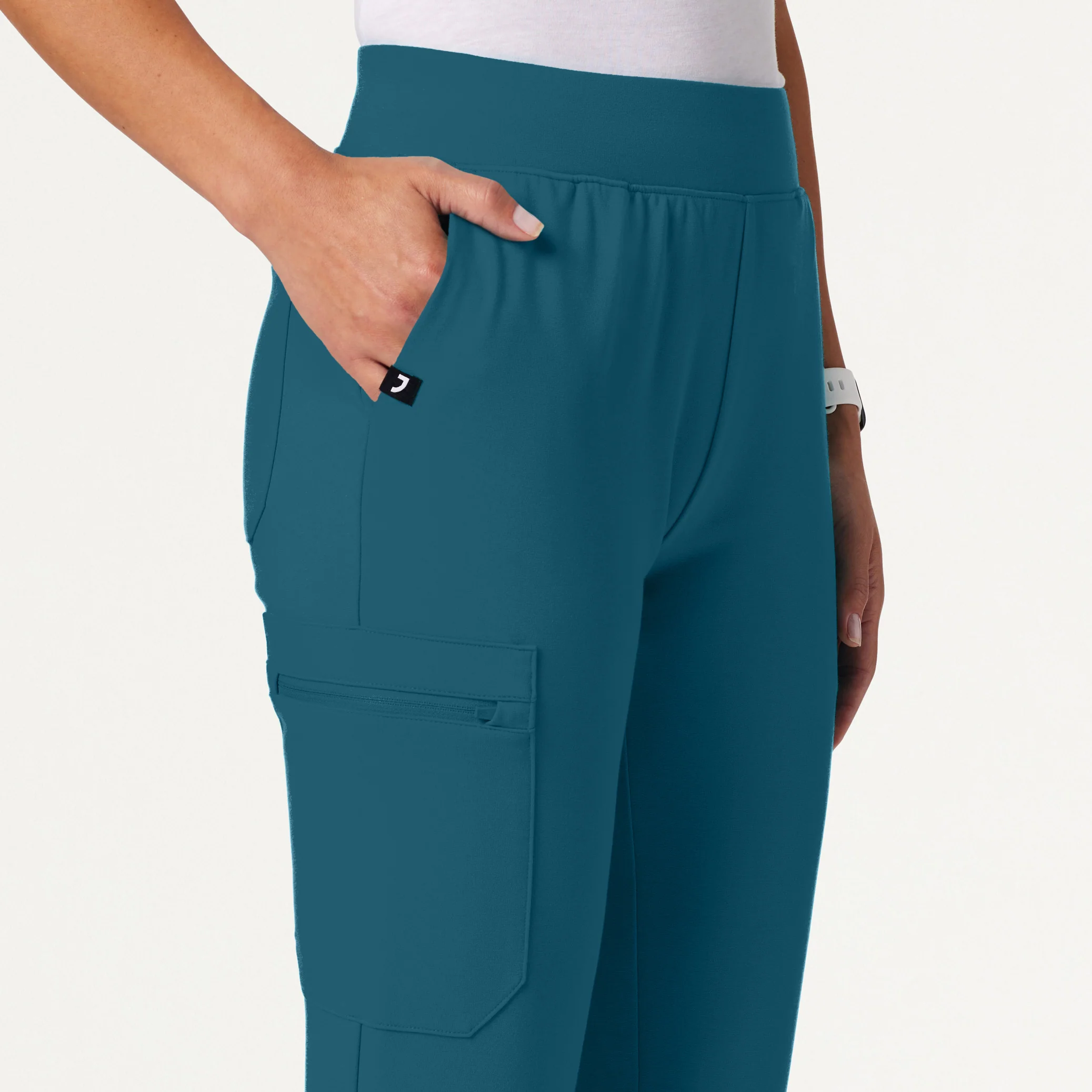 Rubi Slim UltraSOFT™ Scrub Jogger - Caribbean Blue - Image 4
