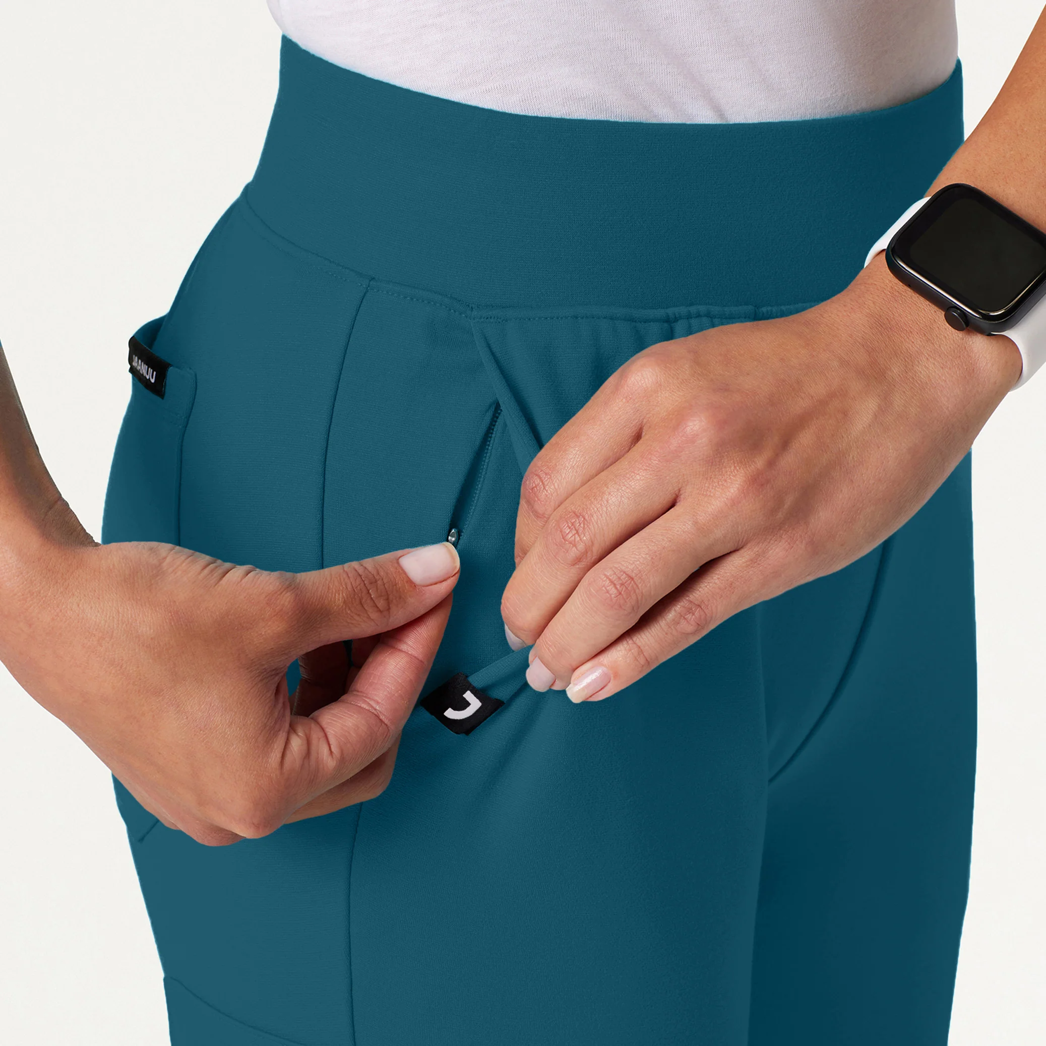 Rubi Slim UltraSOFT™ Scrub Jogger - Caribbean Blue - Image 6