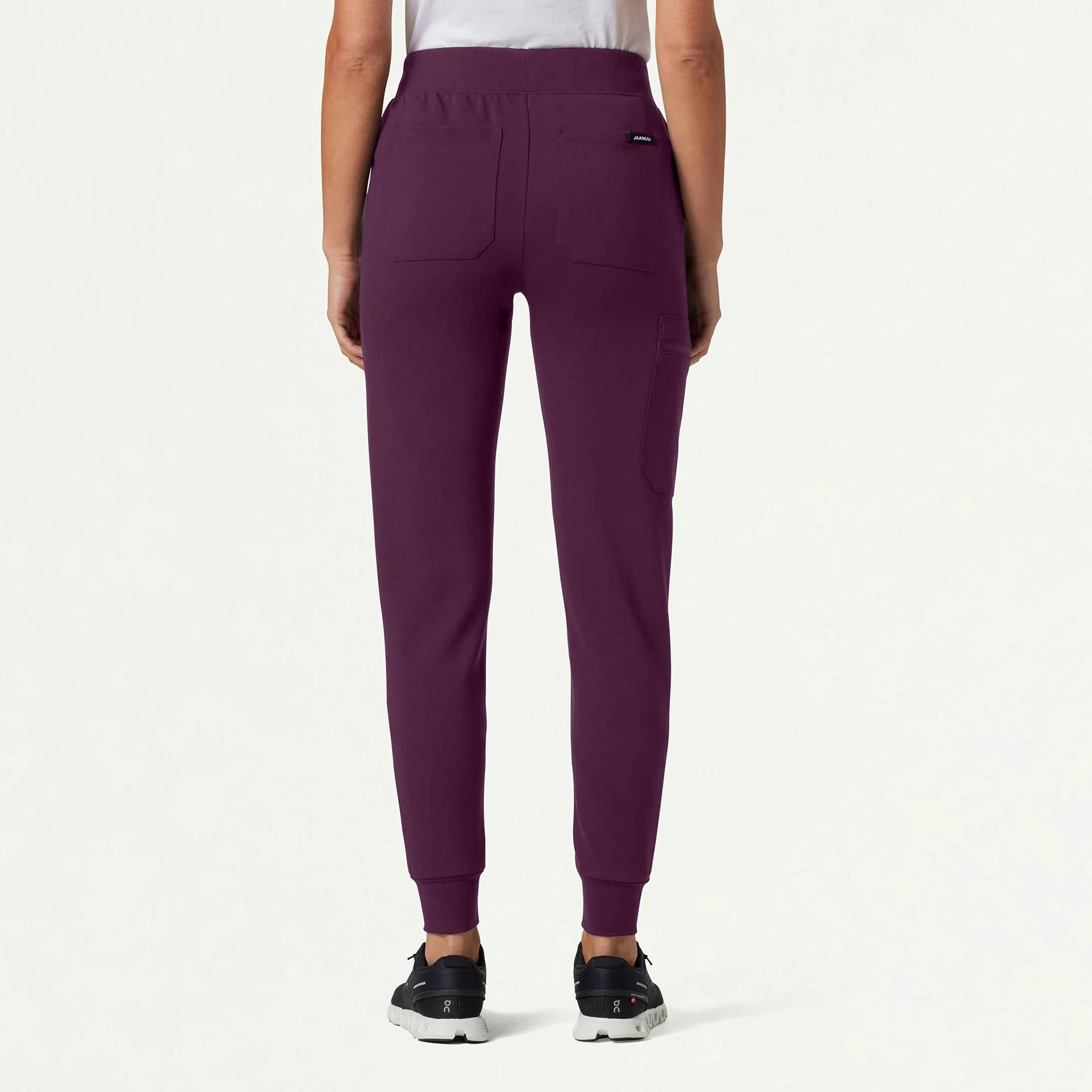 Rubi Slim UltraSOFT™ Scrub Jogger - Deep Eggplant - Image 3