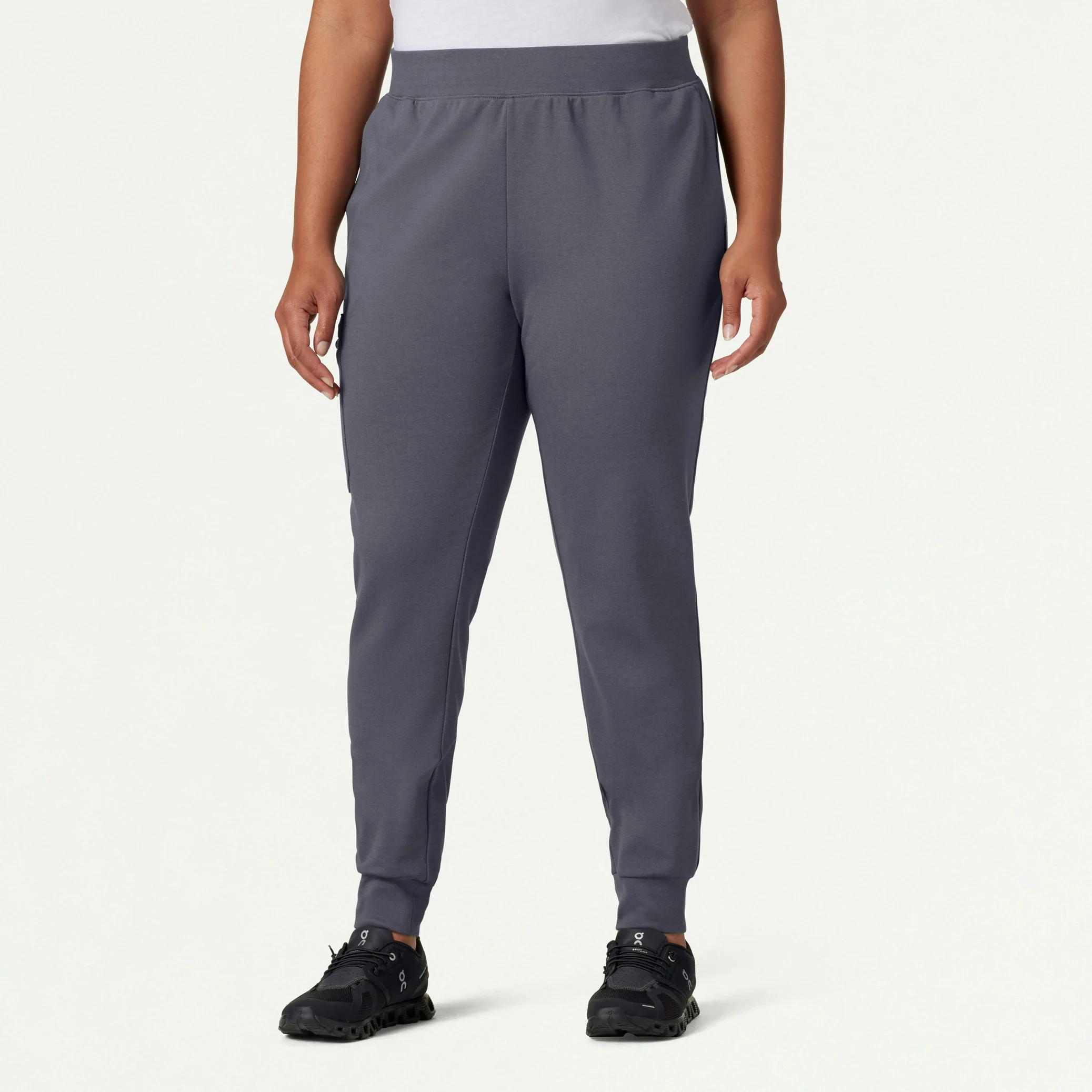 Rubi Slim UltraSOFT™ Scrub Jogger - Heather Gray - Image 6