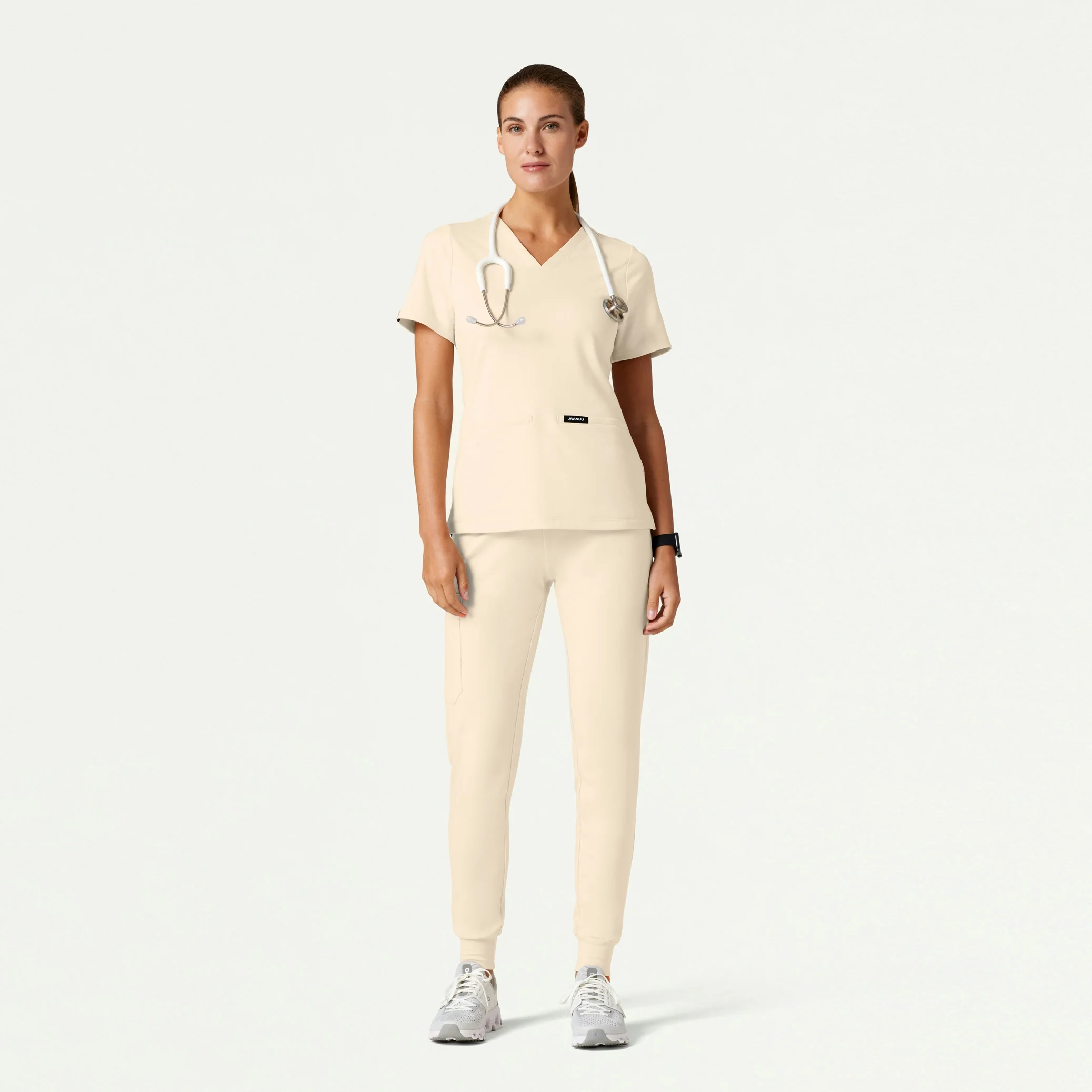 Rubi Slim UltraSOFT™ Scrub Jogger - Sand - Image 2