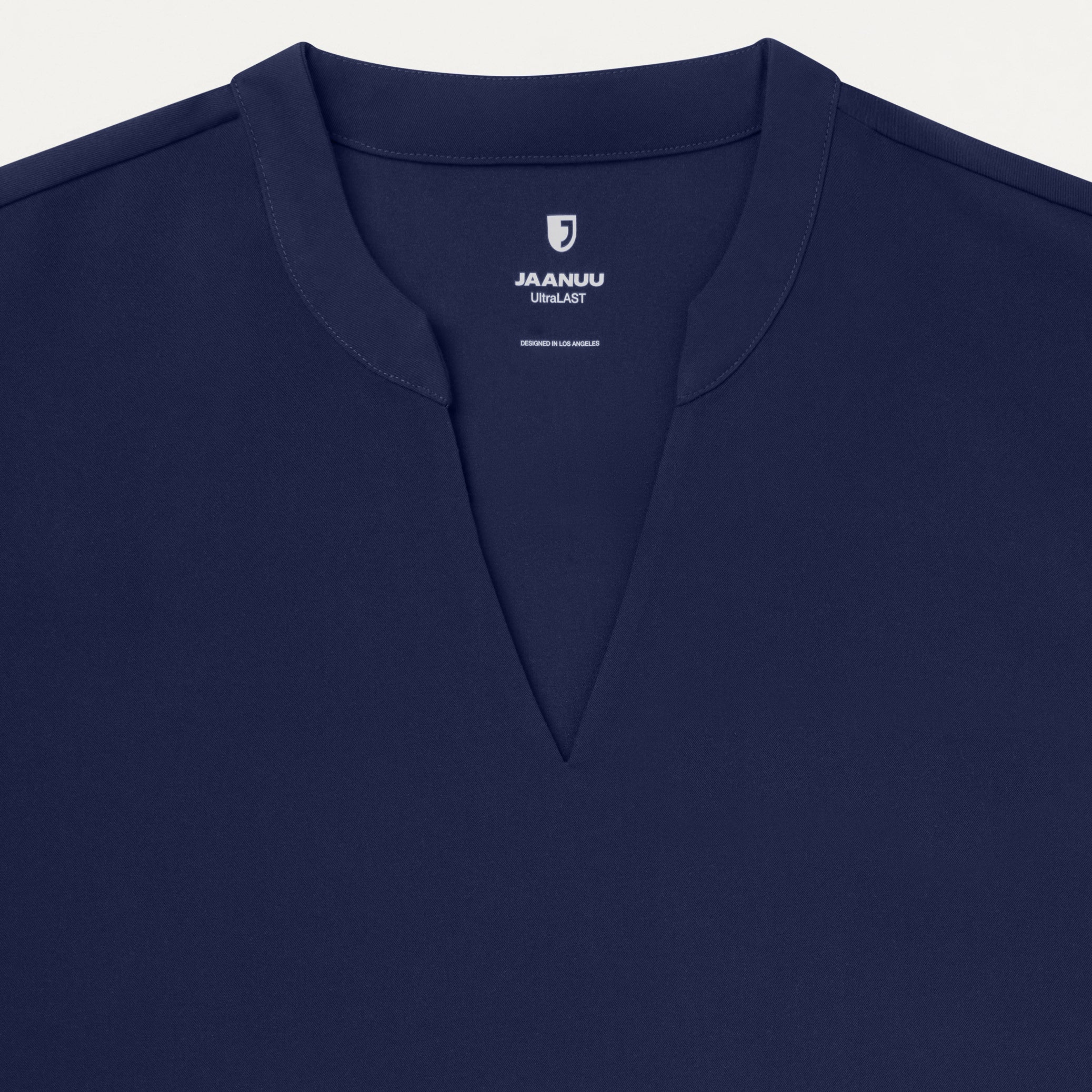 Shay Cap-Sleeve Scrub Top - Midnight Navy - Image 5