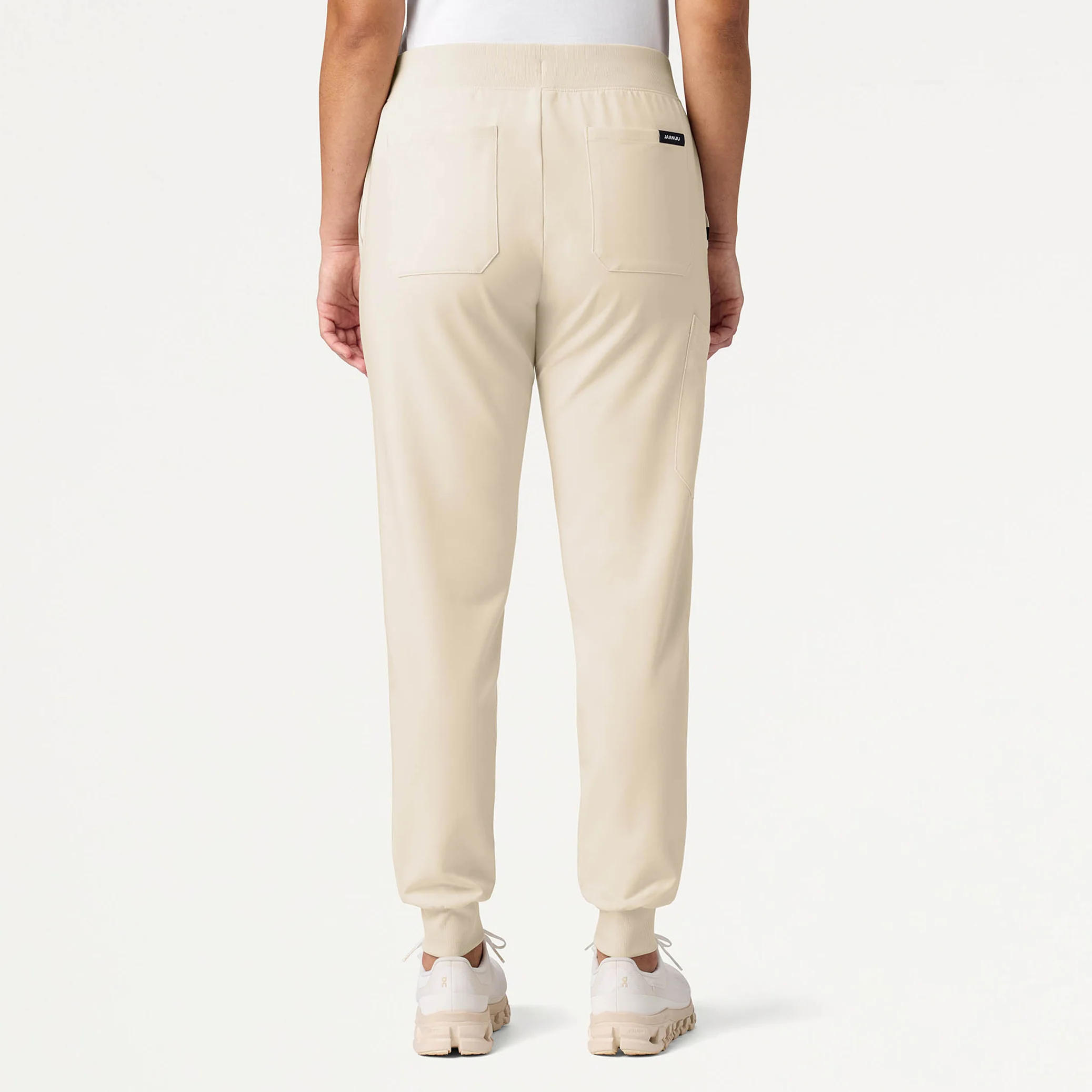 Silex Slim Cargo Knit-Waist Scrub Jogger - Birch - Image 4