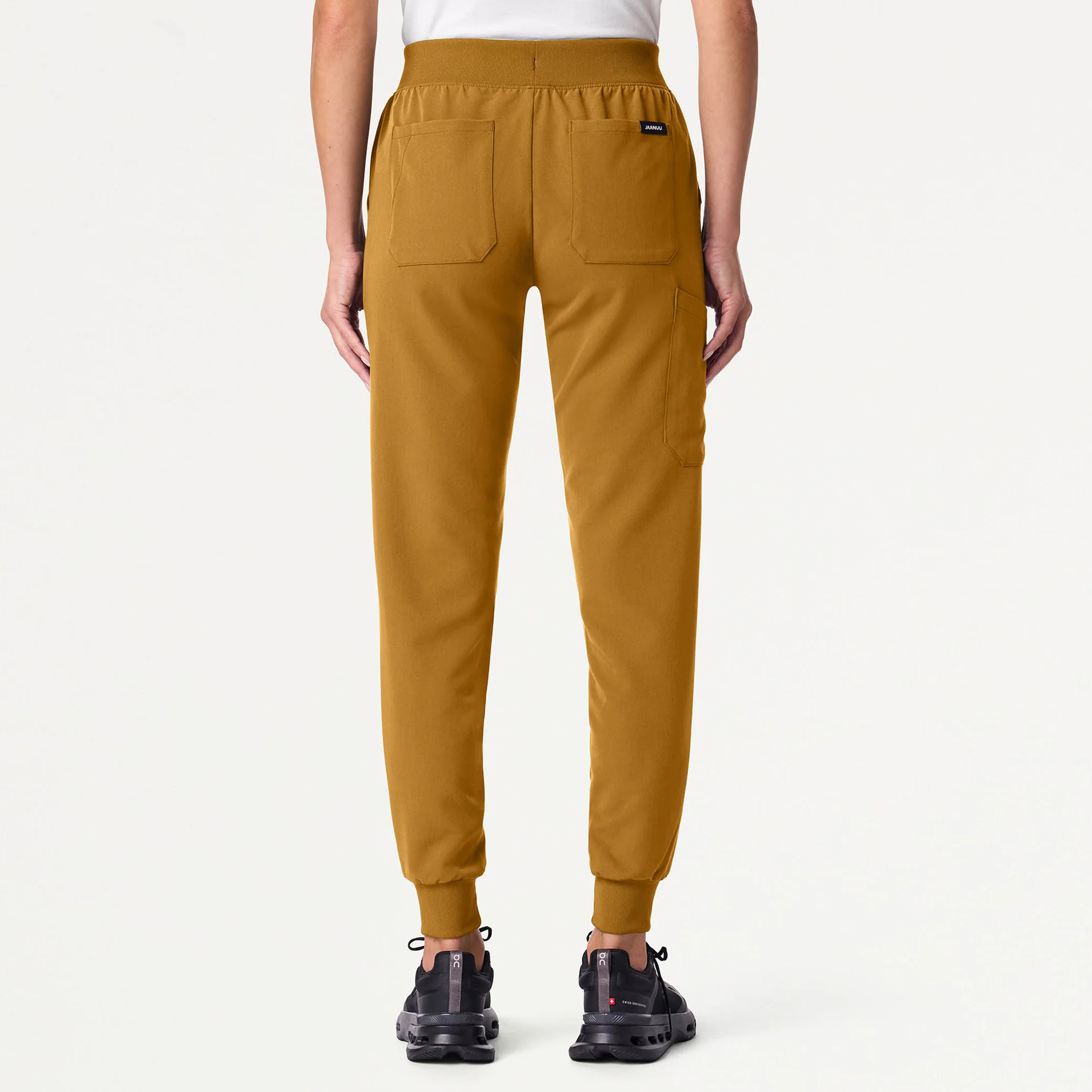 Silex Slim Knit-Waist Scrub Jogger - Cider - Image 4