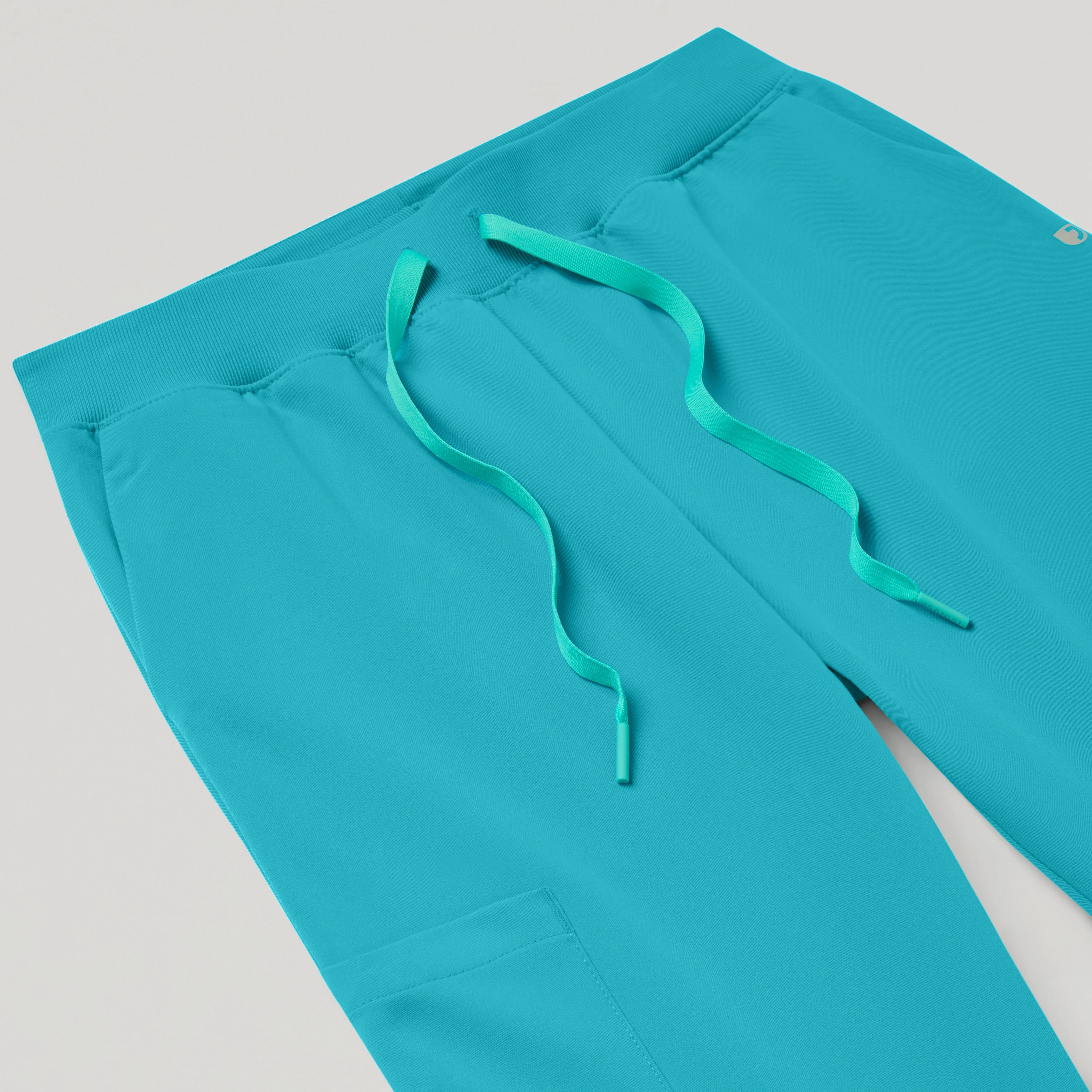 Silex Slim Knit-Waist Scrub Jogger - Marina - Image 5