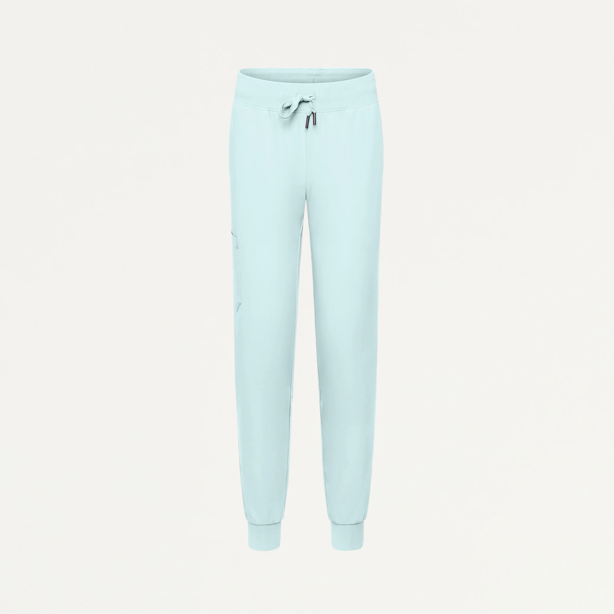 Silex Slim Knit-Waist Scrub Jogger - Sky Blue - Image 2