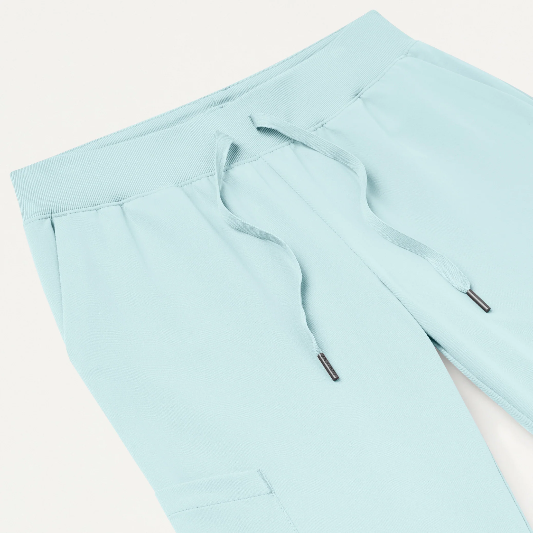 Silex Slim Knit-Waist Scrub Jogger - Sky Blue - Image 6
