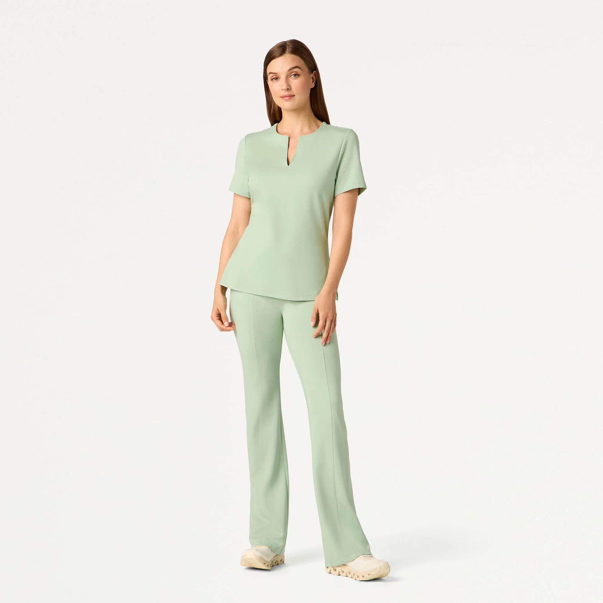 Sloane Slim UltraSOFT™ Scrub Top - Mint - Image 3