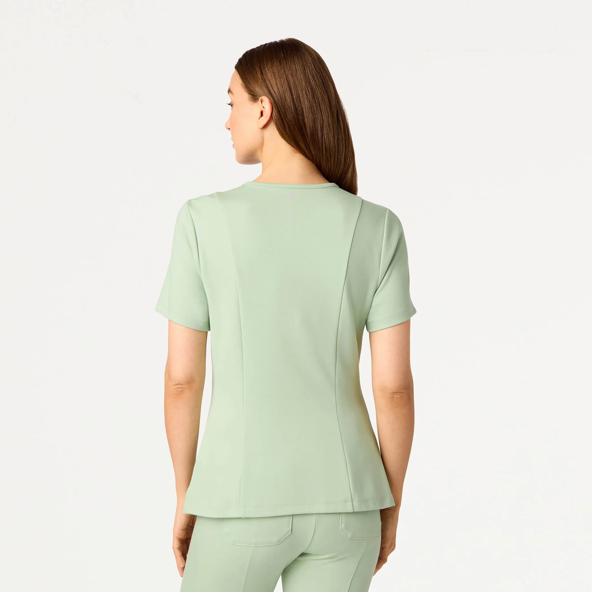 Sloane Slim UltraSOFT™ Scrub Top - Mint - Image 4