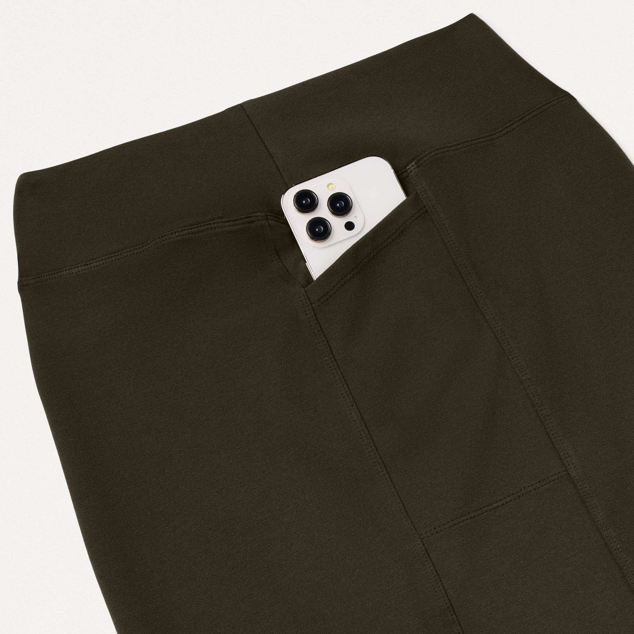 The Scrub Skirt - Deep Olive - Image 4