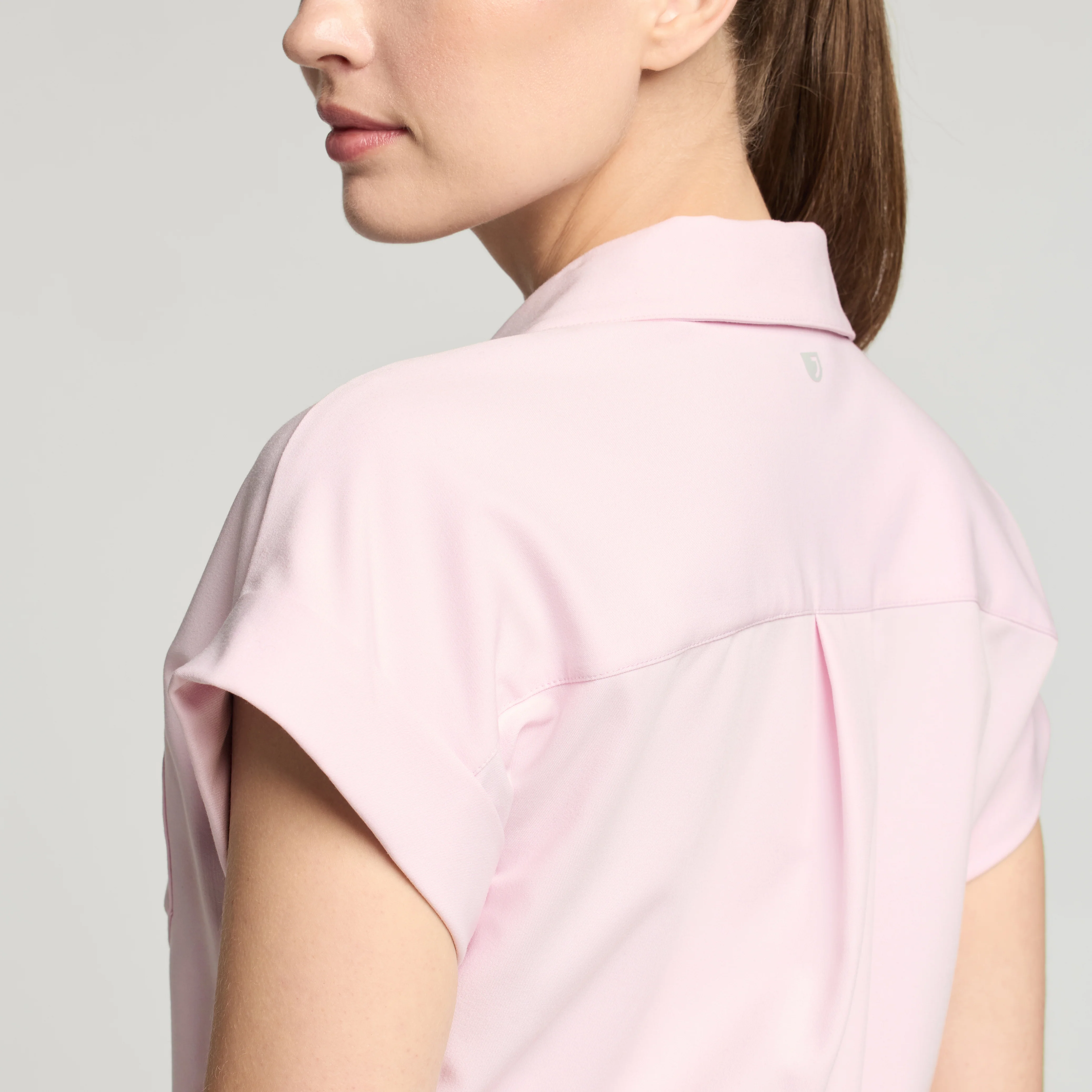The Wide-Leg Scrub Jumpsuit - Rose Quartz - Image 10