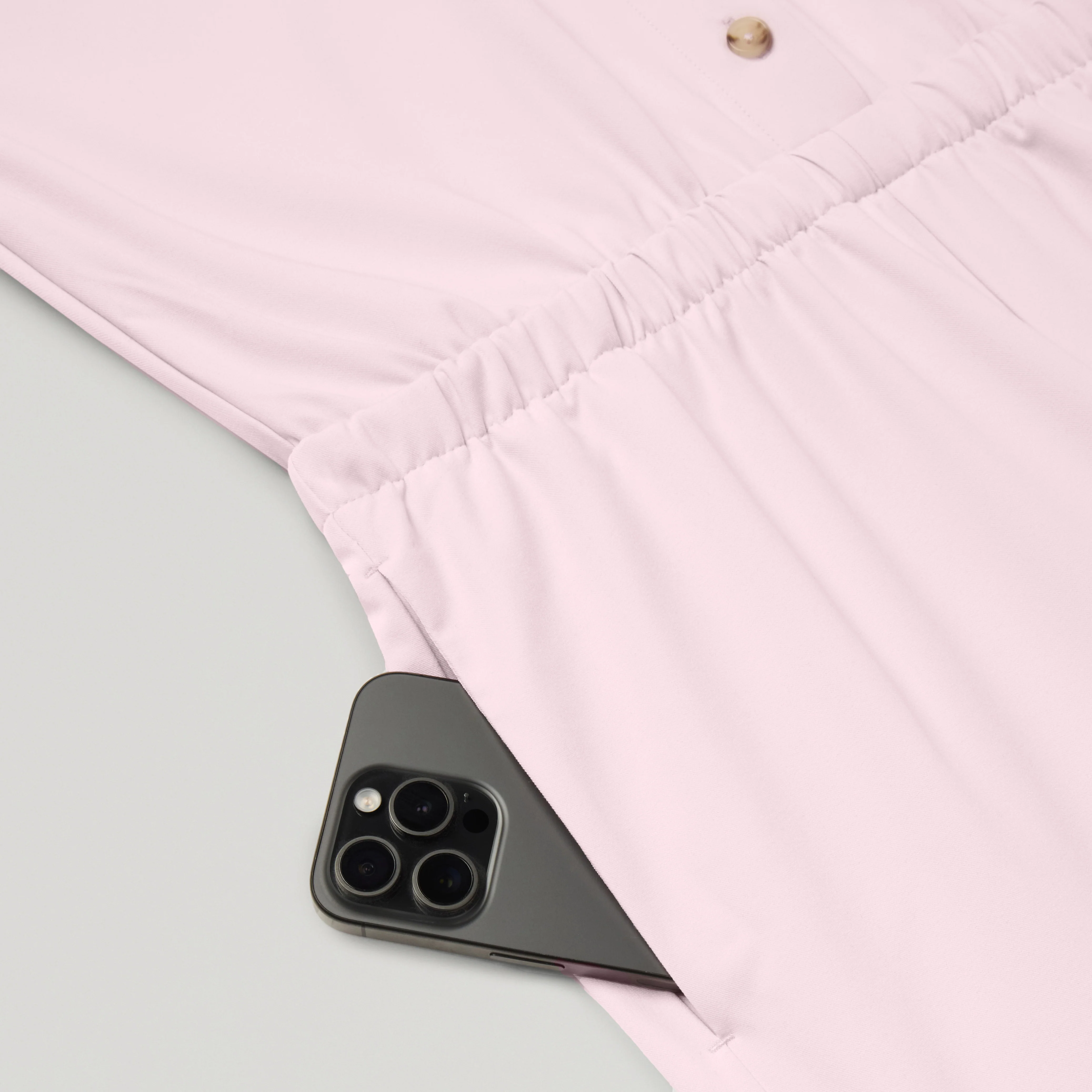 The Wide-Leg Scrub Jumpsuit - Rose Quartz - Image 13