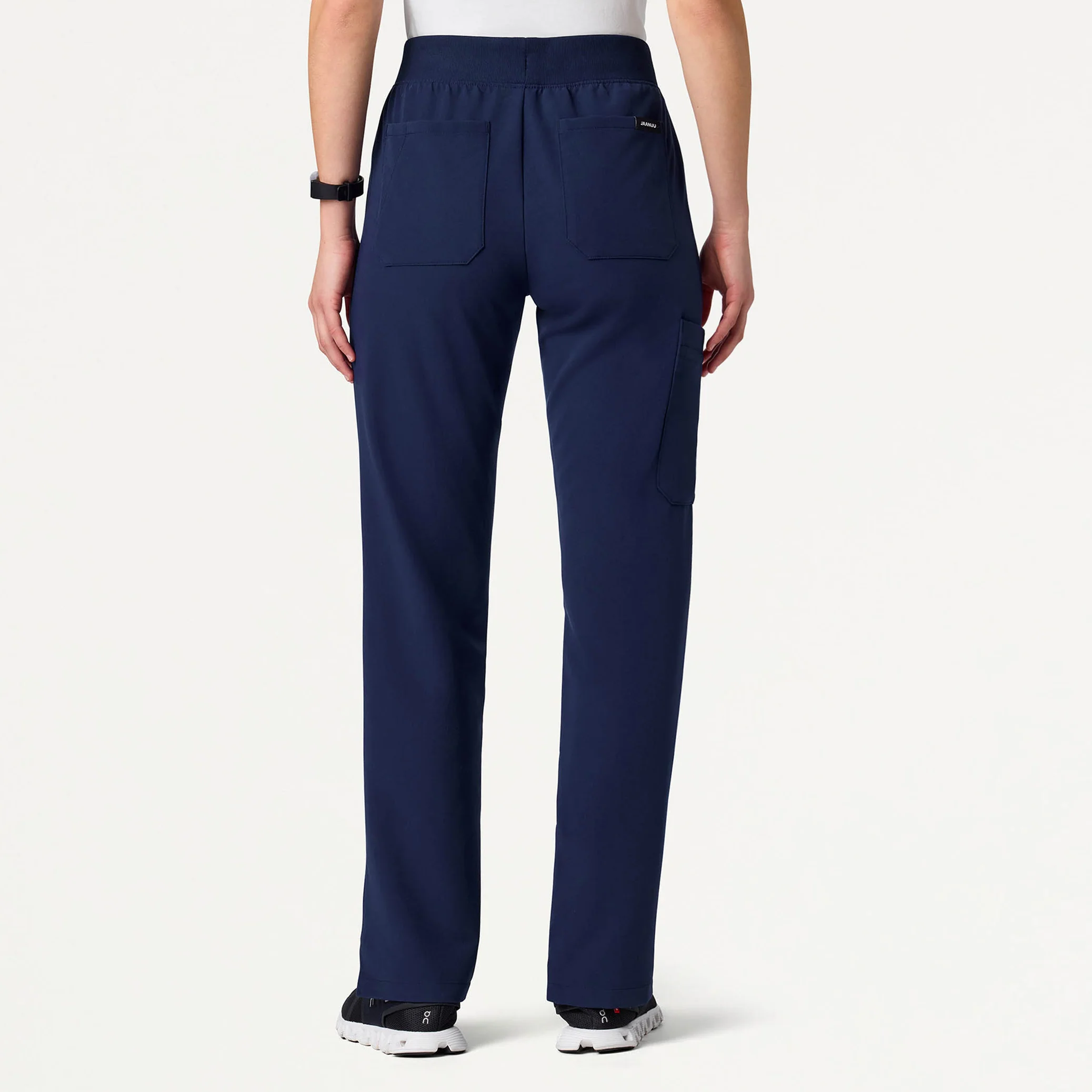Xenos Cargo Knit-Waist Scrub Pant - Midnight Navy - Image 5