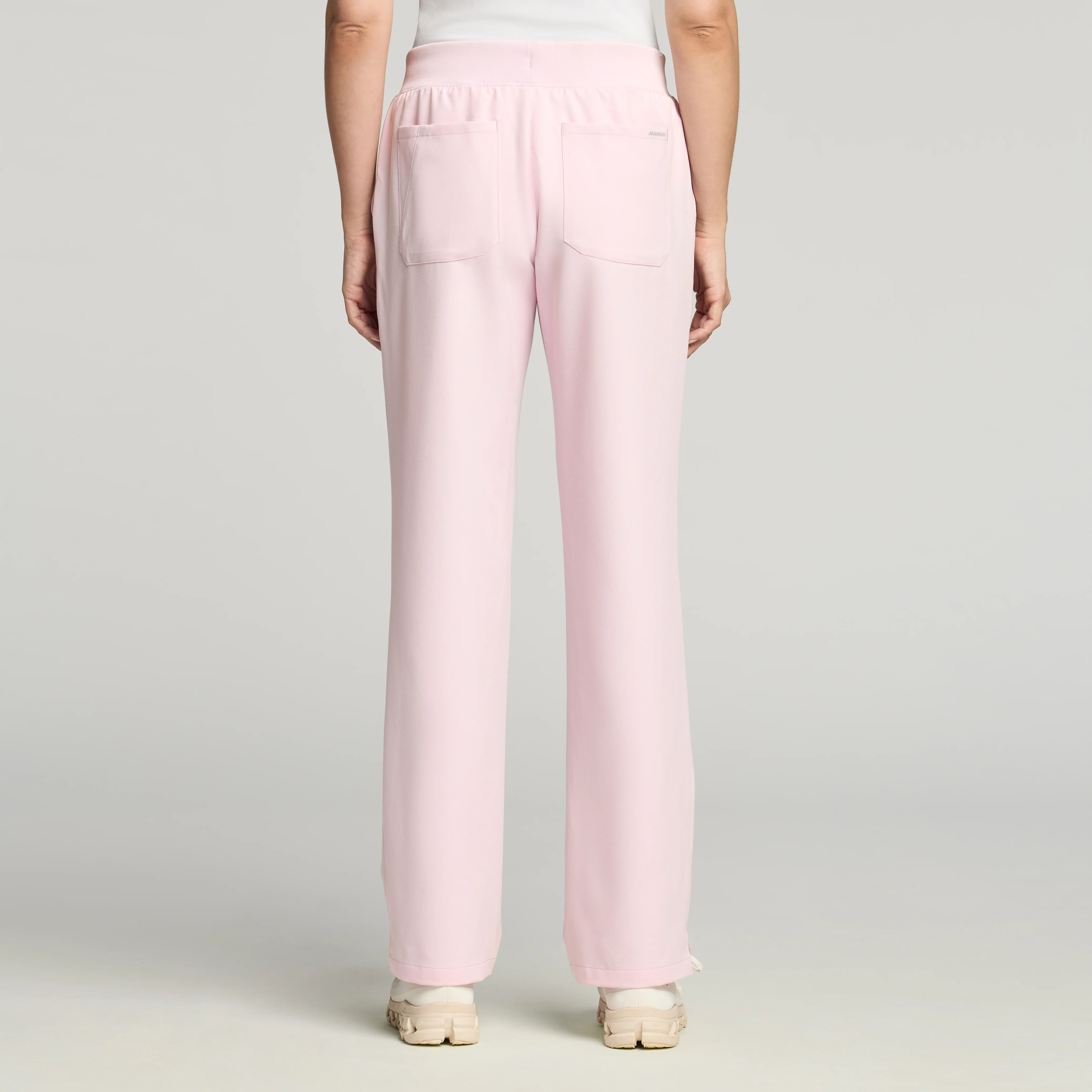 Xenos Essential Knit-Waist Scrub Pant - Rose Quartz - Image 5