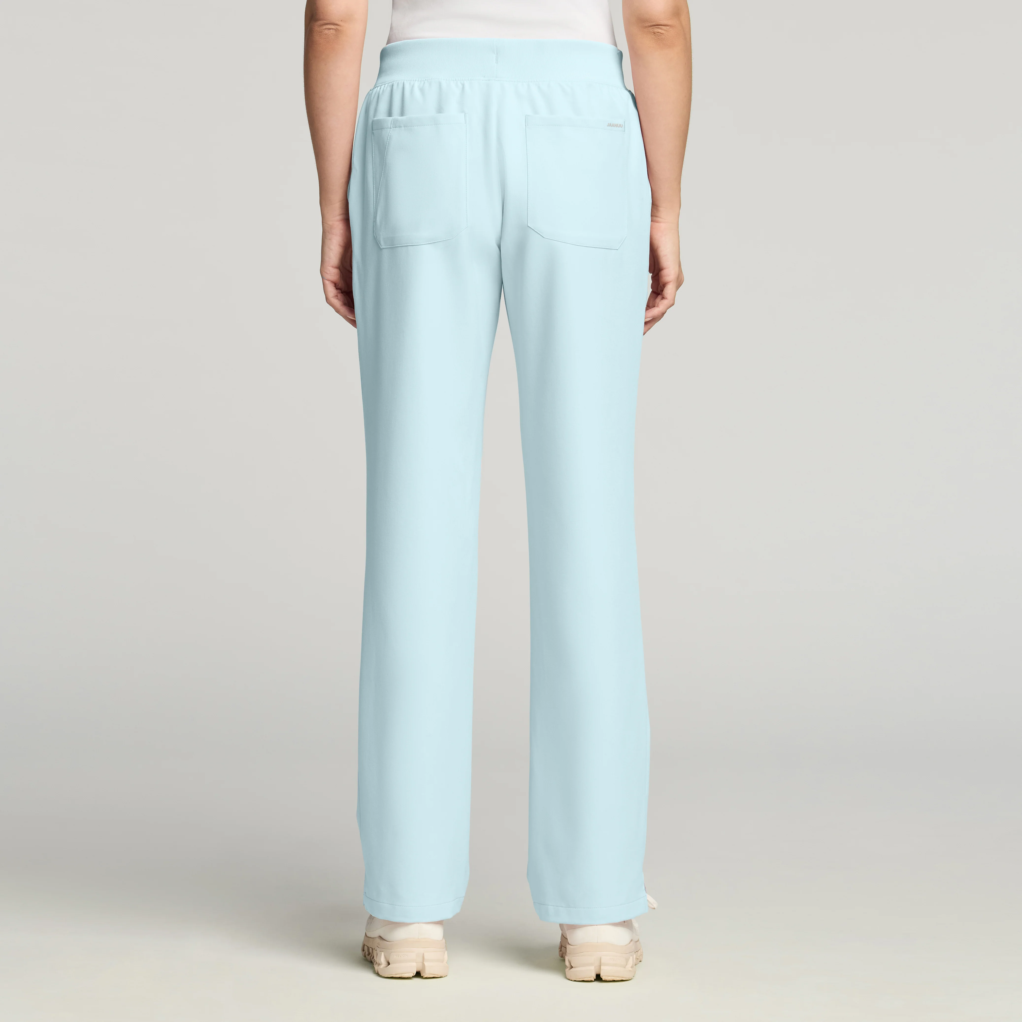 Xenos Essential Knit-Waist Scrub Pant - Sky Blue - Image 5